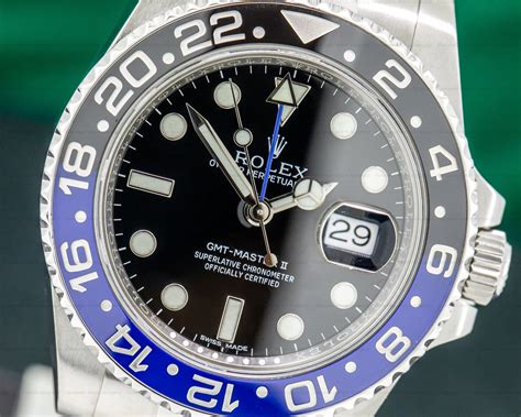 rolex 116710 blnr ceramic black & blue batman valore|will rolex release 116710.